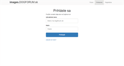 Desktop Screenshot of images.dogforum.sk