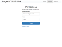 Tablet Screenshot of images.dogforum.sk